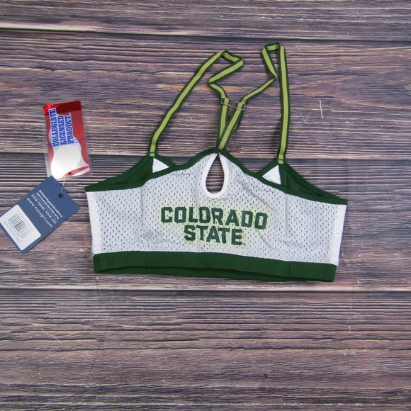 NUYU Colorado State University Rams CSU Nukini Bra Top NEW NWT - Picture 3 of 3